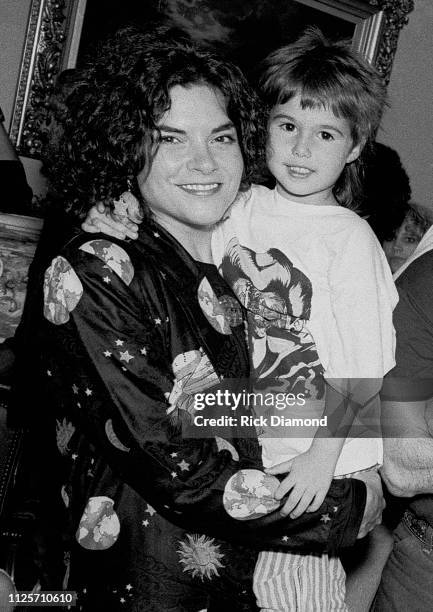 Rosanne Cash attends a reception in her honor at The MCA/UNI branch office in Atlanta, Ga. September 29, 1987