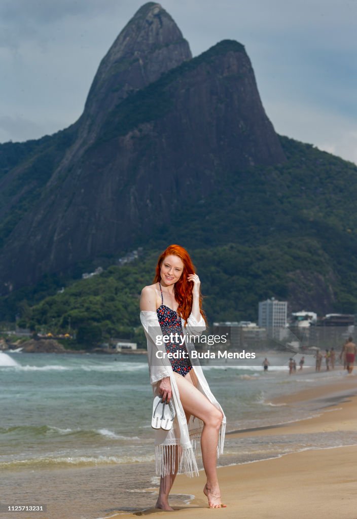 Barbara Meier Swimwear Shooting In Rio de Janeiro