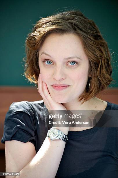 Elisabeth Moss at the "Get Him To The Greek" Press Conference at The Greek Theatre on May 22, 2010 in Los Angeles, California.