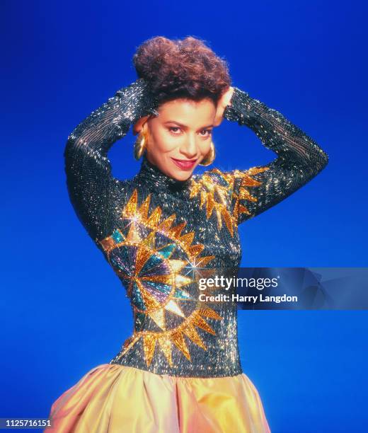 Circa 1985 Debbie Allen poses for a portrait in Los Angeles, California.