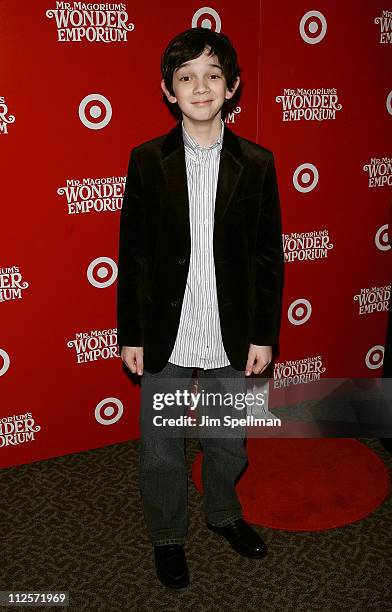 Actor Zach Mills arrives at the "Mr. Magorium's Wonder Emporium" Premiere at the DGA Theater on November 11, 2007 in New York City.