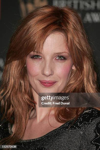 Kelly Reilly announces the Orange British Academy Film Awards Nominations at BAFTA, Piccadilly on January 16, 2008 in London, England.