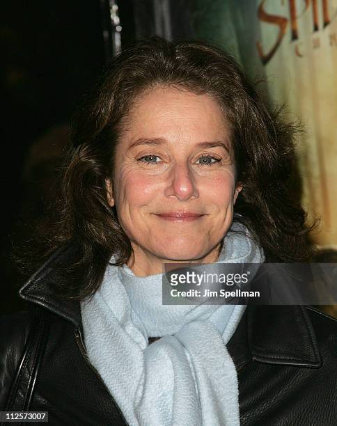 Actress Debra Winger arrives at the "The Spiderwick Chronicles" Premiere at the AMC Lincoln Square on February 4, 2008 in New York City.