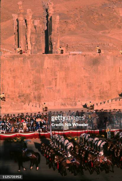 In October 1971 the Shah of Iran and his wife the Shahbanu hosted a lavish party in the ruins of Persepolis to celebrate the 2500th anniversary of...