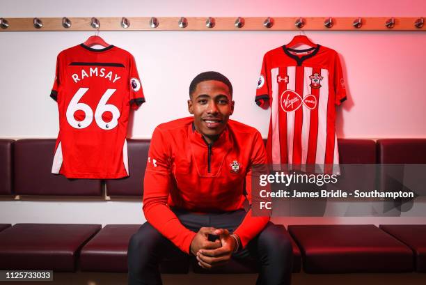 Kayne Ramsay during a player photoshoot pictured at Staplewood Complex on February 5, 2019 in Southampton, England.