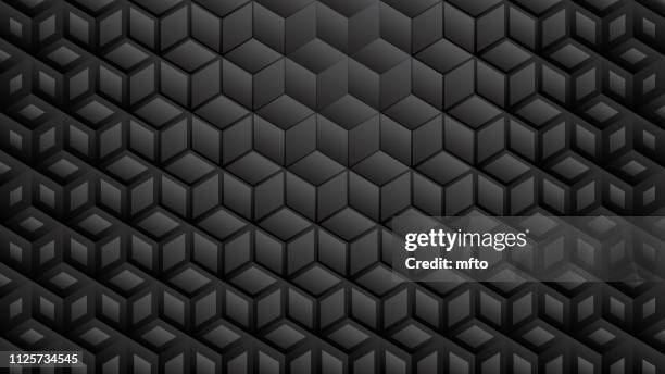 abstract background - abstract cubes stock illustrations