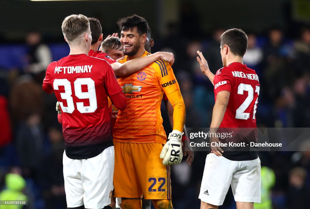 Chelsea FC v Manchester United - FA Cup fifth round match