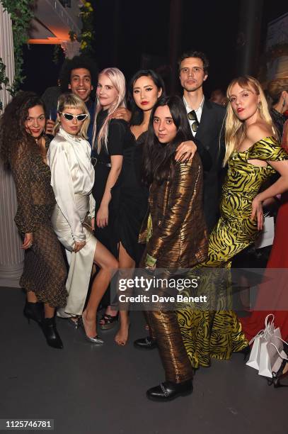 Twiggy Garcia, DJ Henri, India Rose James, Betty Bachz, Oli Wennink and guests attend Naked Heart Foundation's Fund Fair with LuisaViaRoma at The...
