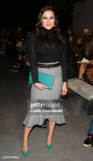 Kat Shoob attends the Oxfam Fashion Fighting Poverty Catwalk Show during London Fashion Week February 2019 at Ambika P3 on February 18, 2019 in...