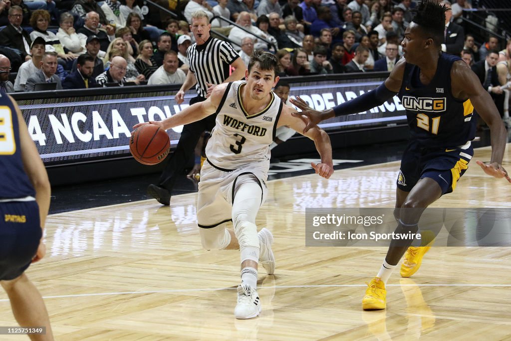 COLLEGE BASKETBALL: FEB 16 UNC Greensboro at Wofford