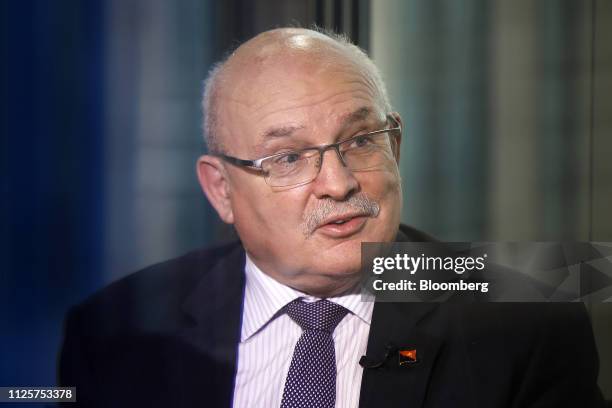 Peter Botten, managing director of Oil Search Ltd., speaks during a Bloomberg Television interview in Sydney, Australia, on Tuesday, Feb. 19, 2019....