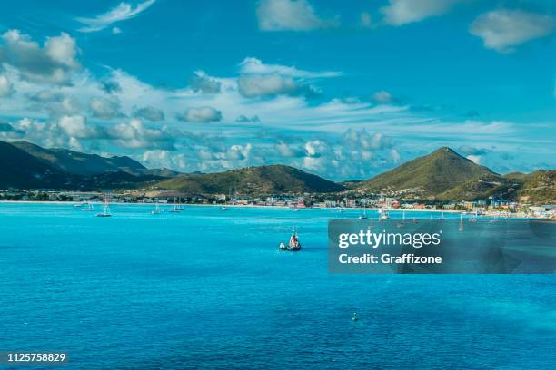 philipsburg st. maarten - saint martin caraíbas imagens e fotografias de stock