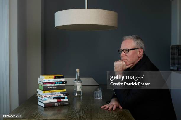 Writer Brett Easton Ellis is photographed for Les Inrockuptibles on February 17, 2016 in Los Angeles, California.