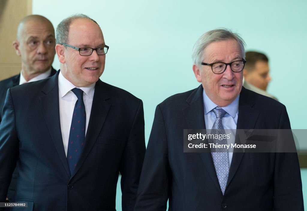 Albert II, Prince of Monaco Visits The EU Commission