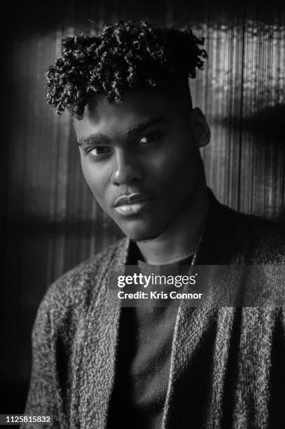 Actor Emery Lavell Johnson poses for a portrait on February 14, 2019 in New York City.