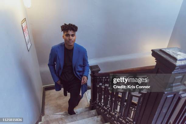 Actor Emery Lavell Johnson poses for a portrait on February 14, 2019 in New York City.