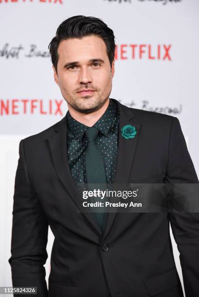 Brett Dalton attends Los Angeles Premiere Screening Of "Velvet Buzzsaw" at American Cinematheque's Egyptian Theatre on January 28, 2019 in Hollywood,...