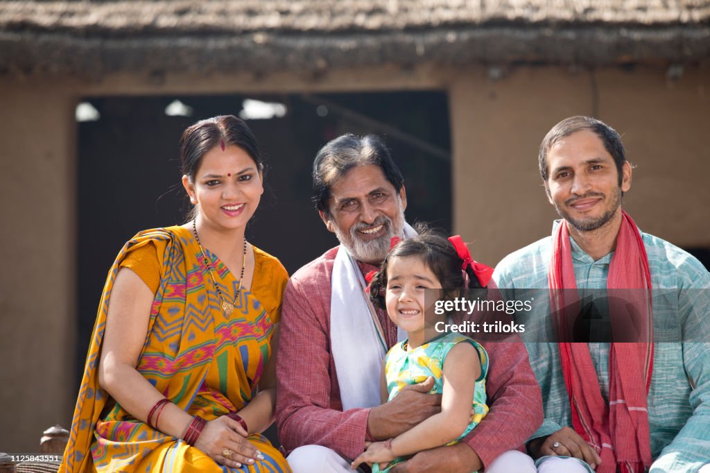 Large Rural Family Multi Generation Rural Indian Family High-Res Stock Photo - Getty Images