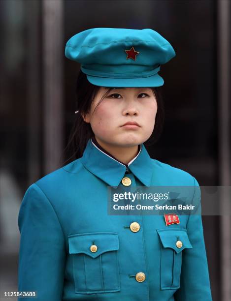 state official in north korea - north korea capital stock pictures, royalty-free photos & images