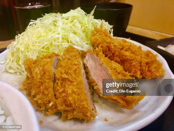 hirekatsu / japanese deep-fried pork cutlets. - cutlet ストックフォトと画像