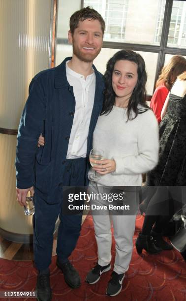 Kyle Soller and Phoebe Fox attend The Critics' Circle Theatre Awards 2019 at The Prince of Wales Theatre on January 29, 2019 in London, England.