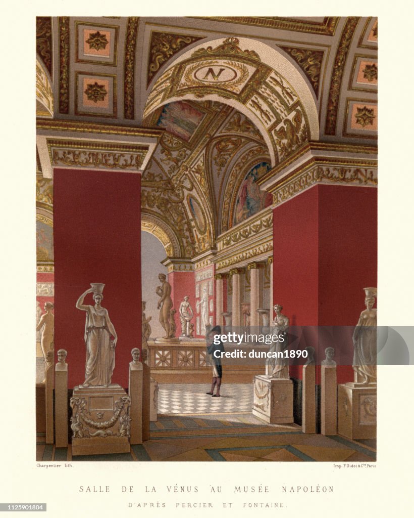 Room of the Venus at the Napoleon Museum, France 18th Century