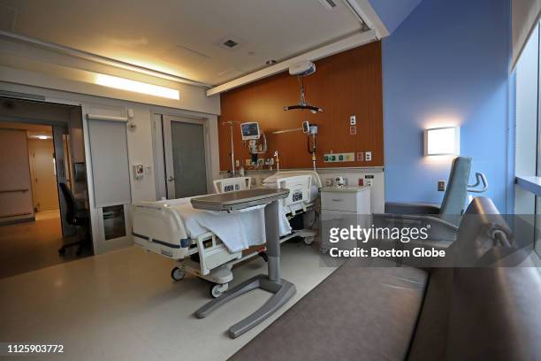 Single-patient room is pictured at Massachusetts General Hospital in Boston on Feb. 12, 2019. Massachusetts General Hospital is planning a more than...