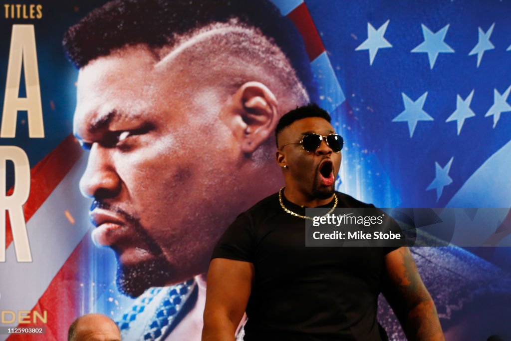 Anthony Joshua v Jarrell Miller - Press Conference