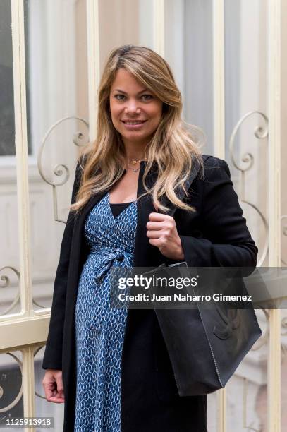 Carla Goyanes attends 'The Pettit Special Day' photocall at Fernan Nuñez Palace on January 29, 2019 in Madrid, Spain.