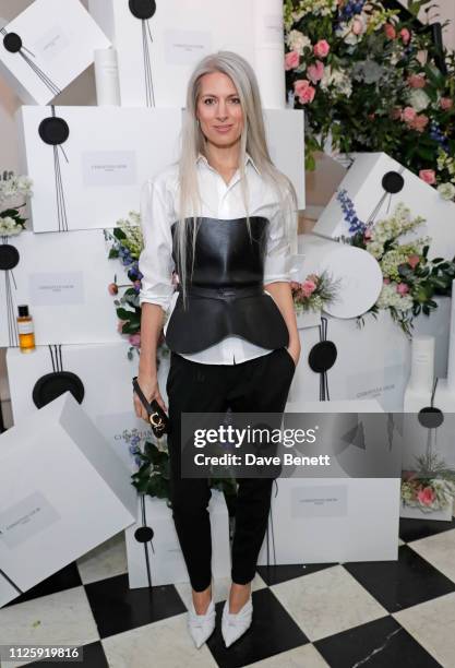Sarah Harris attends the Maison Christian Dior London cocktail party on February 19, 2019 in London, England.