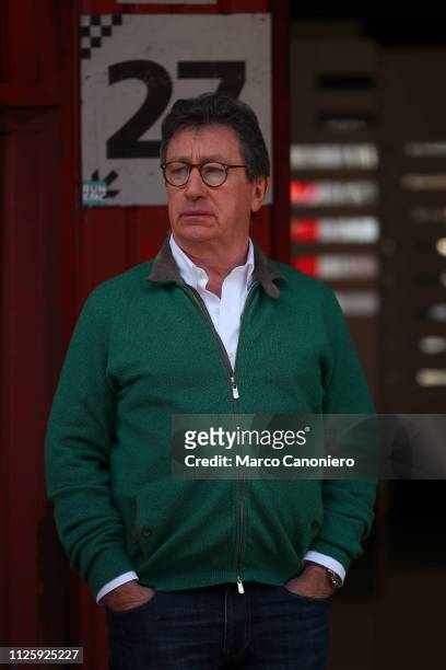 Louis Carey Camilleri Ceo of Ferrari during day two of F1 Winter Testing.