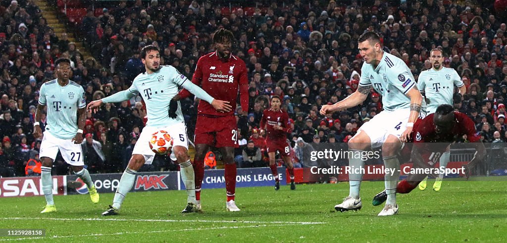 Liverpool v FC Bayern Muenchen - UEFA Champions League Round of 16: First Leg