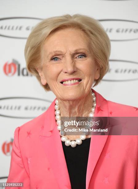 Mary Berry attends the 2019 'The Oldie of the Year Awards' held at Simpson's In The Strand on January 29, 2019 in London, England.