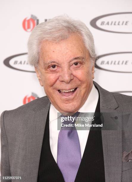 Lionel Blair attends the 2019 'The Oldie of the Year Awards' held at Simpson's In The Strand on January 29, 2019 in London, England.