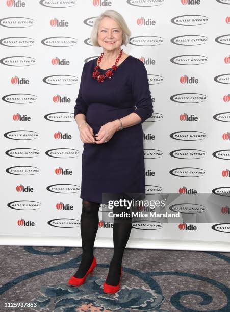 Kate Adie attends the 2019 'The Oldie of the Year Awards' held at Simpson's In The Strand on January 29, 2019 in London, England.