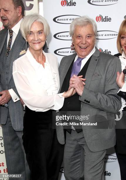 Sheila Hancock and Lionel Blair attend the 2019 'The Oldie of the Year Awards' held at Simpson's In The Strand on January 29, 2019 in London, England.