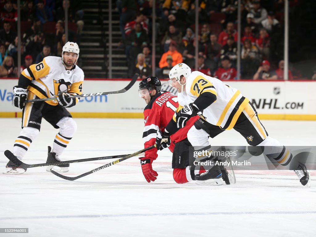 Pittsburgh Penguins v New Jersey Devils