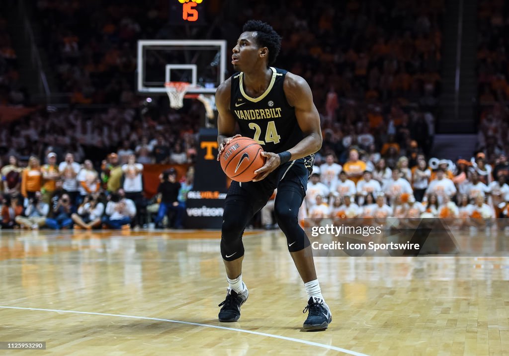 COLLEGE BASKETBALL: FEB 19 Vanderbilt at Tennessee