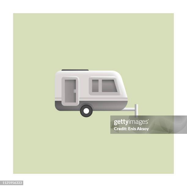 caravan icon - midsummer scandinavia stock illustrations