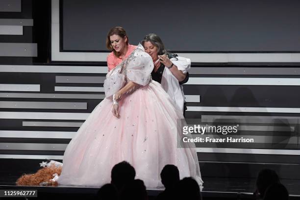 Kate Walsh speaks onstage during The 21st CDGA at The Beverly Hilton Hotel on February 19, 2019 in Beverly Hills, California.