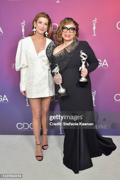 Kate Walsh and Ruth E. Carter, recipient of the Excellence in Sci-Fi / Fantasy Film award for 'Black Panther' and the Career Achievement Award attend...