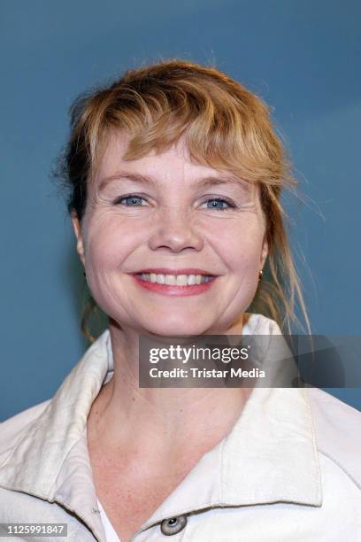 Annette Frier attends the WDR TV movie 'Klassentreffen' premiere at Abaton cinema on February 19, 2019 in Hamburg, Germany.