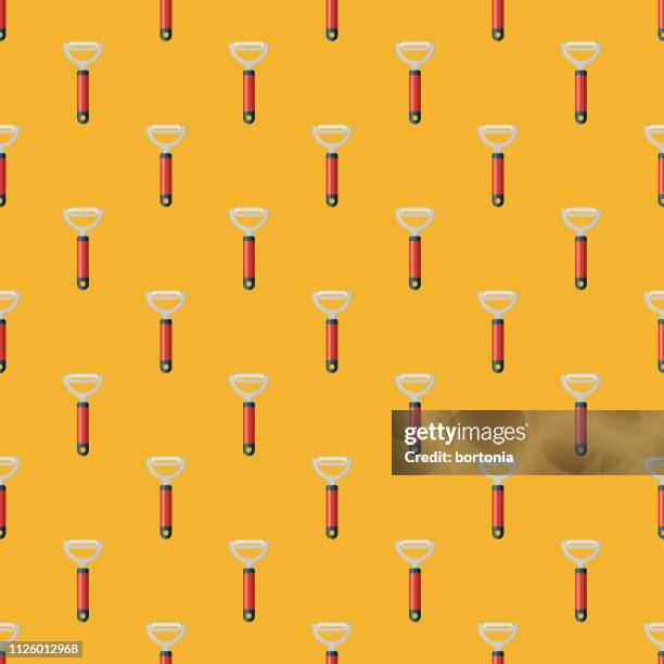 bartending seamless pattern - vegetable peeler stock illustrations