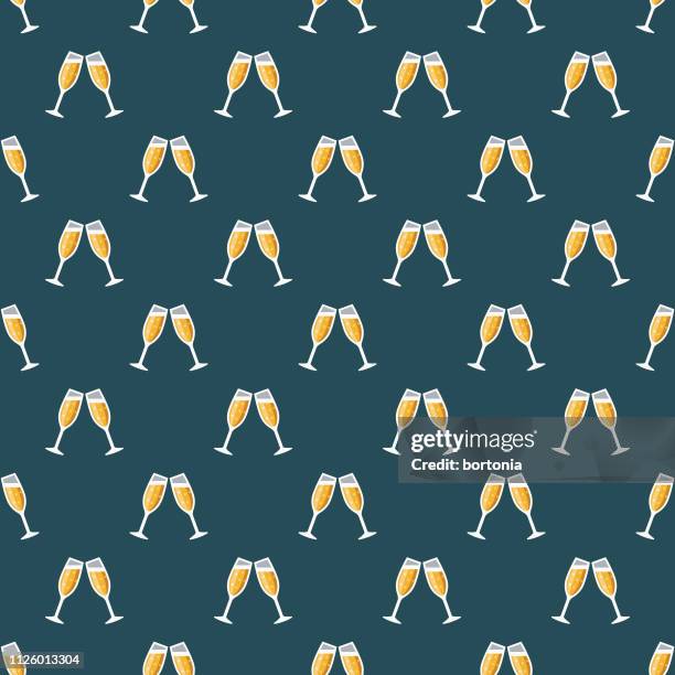 bartending seamless pattern - bartender stock illustrations