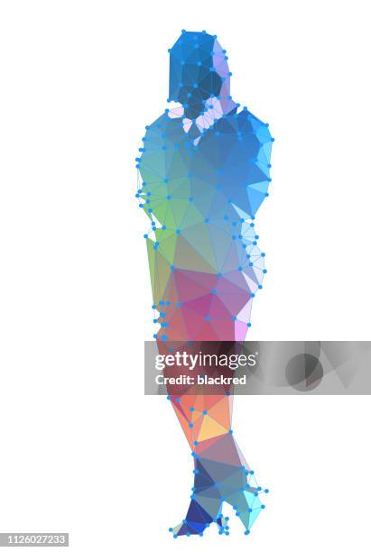 artificial intelligence human woman - artificial intelligence white background stock illustrations