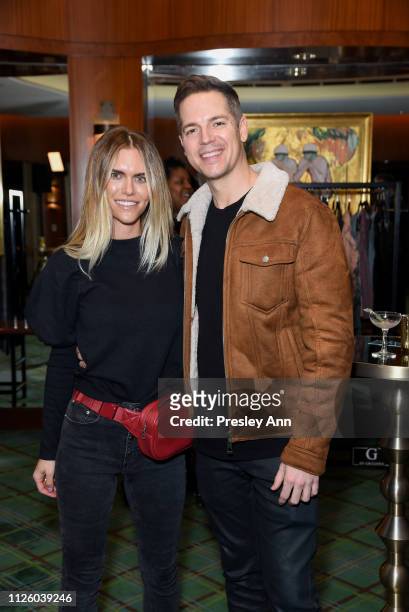 Lauren Scruggs and Jason Kennedy attend G By Giuliana/HSN New Collection Launch Event at Beverly Hills Hotel on January 29, 2019 in Beverly Hills,...