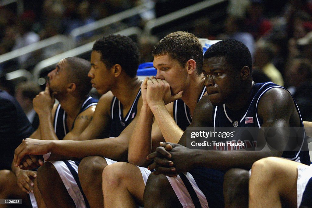 Wildcats sit on bench