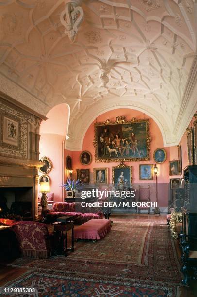 Great hall, Glamis castle, Angus, Scotland, United Kingdom, 12th-19th century.