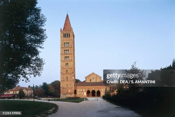 Pomposa Abbey, Codigoro, Emilia-Romagna, Italy, 9th-11th century.