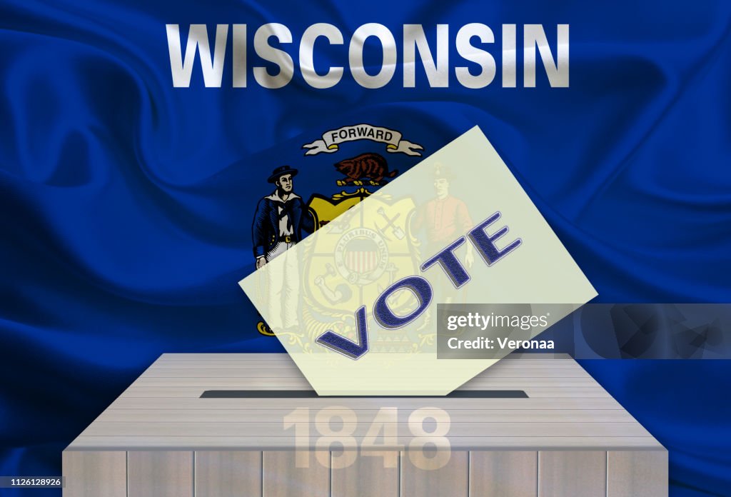 Ballot Box - Election - WISCONSIN, USA